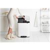 Brabantia BO PEDAL BIN PATTUMIERA 2 x 30 litri - Bianco