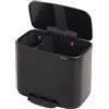 Brabantia BO PEDAL BIN PATTUMIERA 11 + 23 litri - Matt Black
