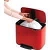 Brabantia BO PEDAL BIN PATTUMIERA 36 litri - Passion Red