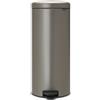 Brabantia Newicon a pedale pattumiera 30 litri - platinum