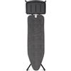 Brabantia ASSE DA STIRO B 124 x 38 cm, per caldaia a vapore - Denim Black