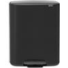 Brabantia BO PEDAL BIN PATTUMIERA 2 x 30 litri - Matt Black