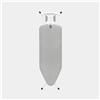 Brabantia Asse da Stiro C, 124 x 45 cm, per Ferro a Vapore - Metallised