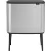 Brabantia BO TOUCH BIN pattumiera 3 x 11 litri - Matt Steel