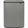 Brabantia BO TOUCH BIN pattumiera 60 litri - Mineral Concrete Grey