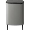 Brabantia BO TOUCH BIN HI pattumiera 2 x 30 litri - Mineral Concrete Grey