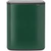 Brabantia BO TOUCH BIN pattumiera 60 litri - Pine Green