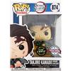 Funko Pop! Demon Slayer Tanjiro Kamado Con Lama In Fiamme Chase Figura In Vinile