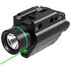 Torcia elettrica LASER VERDE 1000lm MIRINO per PISTOLA ASG GLOCK ARMA Picatinny