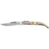Ausonia Coltello pieghevole Navajo tascabile coltellino inox manico Zamak cm 19 AUSONIA