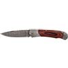 Ausonia Coltello tasca da collezione Cm 22 lama damascata manico Pakka Ausonia