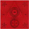 LO SCARABEO Goetia Rosso Samt Tarocchi Panno 60x60cm Originale LO SCARABEO