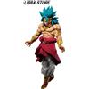 Bandai RARE Ichiban Kuji 2021 Broly Dragon Ball Super Figura Capelli Blu in PVC EXPRESS