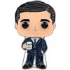 Funko Pop! Pins The Office Michael Scott Spilla 4" Smalto