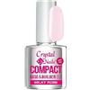 Crystal Nails - Compact Base Gel - Milky Rose - 13ml