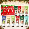 NoxGule Mini Crema Mani Natale, Crema Mani Regalo Natale, Set Creme Mani | 10 Pezzi, Nutre, Idrata, Previene Secchezza e Screpolature, Adatto a Famiglia, Colleghi, Amici, Come Regalo per Festività