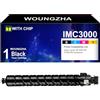 Woungzha Compatibile IM C3000 C3500 Cartuccia Toner per Ricoh IMC3000 IMC3500 842251 842252 842253 842254 per Savin Lanier IMC3000 IMC3500 Stampante (1 Nero)