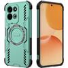 ESHUYI Cover per Xiaomi Redmi 17 (4G/5G) Compatibile con Magnetica | Custodia Antiurto Grado Militare con Angoli Airbag, Dissipazione Calore, Ibrida TPU+PC, Verde