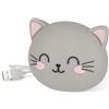 Legami - Caricabatteria Portatile, My Super Power, Batteria Ricaricabile, Cavo USB Tipo C Incluso, Power Bank Portatile, 13 x 13 x 5,5 cm, Kitty