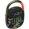 JBL CLIP 4 Speaker Bluetooth Portatile, Cassa Altoparlante Wireless con Moschettone Integrato, Design Compatto, Resistente ad Acqua e Polvere IPX67, fino a 10 h di Autonomia, USB, Mimetico