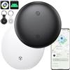 FUYAOSC Android Air Tracker, Bluetooth Localizzatore Chiavi Compatibile con Trova Dispositivo(Solo Android), Android Smart Tracker Tags per Portafogli,Chiavi,Zaini (Bianco nero, 2pcs)