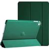 TwoStop Custodia per Apple iPad (Air 1st / Air 2nd / iPad 5th / iPad 6th ) - 9.7 pollici - Auto Wake/Sleep - Modello n. A1474-A1475-A1476-A1566-A1567-A1822-A1823-A1893-A1954 (smeraldo Verde
