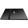 YHUS Supporto da pavimento per proiettore, treppiede per laptop, vassoio universale, base antiscivolo spessa, utilizzato per proiettori, monitor, computer portatili (nero)