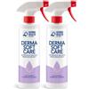 Derma Health - Derma SOFT CARE Schiuma Detergente Delicata Per L'igiene Totale Di Tutto Il Corpo, Igiene Intima Compresa. Si Usa Senz'acqua E Senza Risciacquo - 500ml Trigger - x2