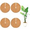 LangRay Disco in Fibra di Cocco per Protezione Piante in Vaso,Diserbante Erbacce Telo Pacciamatura Fibra Cocco per Orto, Protezione Alberi dal Freddo e Pioggia Proteggono le Radici Delle Piante (40cm 4pcs)