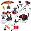 Generico Decespugliatore a Scoppio 52cc 5,2 HP con Accessori Completi - Tagliabordi e Tagliaerba a Benzina Professionale con Lama e Testina Filo per Erba Alta e Rovi