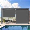 Randaco Tenda verticale Tenda a rullo verticale Tenda avvolgibile per esterni Tenda avvolgibile per balcone 180 x 240 cm, Tenda avvolgibile per esterni per balcone, terrazza, giardino, tenda