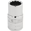 Draper 33125 - Chiave a bussola a 12 punte, attacco quadro da 1/2, misura 14 mm