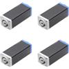 Sizoriruk 4X Connettore Prolunga Adattatore Accoppiatore CA LED PowerCon Adattatore Dritto Speakon per Montaggio A Pannello di Alta Qualità da Blu A Bianca