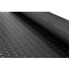 VIRL LASTRA GOMMA PAVIMENTO TELA NERA BOLLE ROTOLO BULLONATO RIVESTIMENTO 3mm LARG120 (1 METRO)