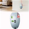 Generic Bilancia elettronica a luce rossa a 90 gradi, scala laser elettronica a 90 gradi, livello di luce rossa, livello di luce verde, linea parallela autolivellante, adatta per costruzioni portatili (bianco