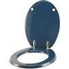 IDROTOP Copriwater Ideal Standard ELLISSE-ELLISSE PIU' BLU FONDALE Cerniera Cromo-Sedile-Asse Wc