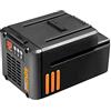 WORX WA3545 - Batteria agli ioni di litio, 40 V, 2,5 Ah, per tutti i dispositivi PowerShare da 40 V, con indicatore luminoso