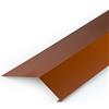 DQ-PP Copertura per grondaia, 2 m, castagno, RAL 8012, 170 mm x 70 mm | Lamiera per grondaia in alluminio, per grondaie, grondaie, per ogni tipo di tetto, colore marrone rosso