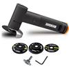 WORX WX741.9 Mini smerigliatrice 20 V, senza batteria e caricabatterie | Motore brushless e design microergonomico, senza hub