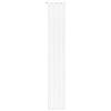 Monster Shop Radiatore Piatto a Colonna Singola 1600 x 280 mm Verticale Design Moderno Acciaio al Carbonio Riscaldamento Centrale Bianco Opaco con Kit Fissaggio e Spazzola