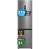 Midea MDRB521MGA46O Frigorifero/Congelatore/NoFrost/Super Silenzioso 29dB/Inverter Compressore/zona a bassa temperatura/Cassetto congelatore regolabile a 180°/201 cm di altezza/256 L/congelatore da
