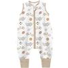 Teechodina Sacco nanna con piedi, 1,5 Tog, 100% cotone, per bambini, tutto l'anno, con gambe, per ragazzi e ragazze