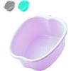 AXLOFO® Grande Pediluvio Vasca, Contenitore Pediluvi da Bagno, Plastica Vaschetta pediluvio per Detox e Massaggio, Sbarazzarsi di Calli Cuticole Pelle Morta (zi)