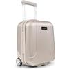 CarryOn Skyhopper - Sotto sedile 40 cm, valigia trolley da viaggio in bagaglio rigido 19 litri con TSA, bagaglio a mano (Beige, Mini)