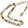 Perlin Tesbih - Collana da preghiera con 33 perline, in acrilico, Misbaha, Subha, Tasbih, Tespih, con imame decorato dalla Turchia, 34,5 cm