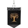 ROCKING GIFTS Ciondolo Albero della Vita in shungite, in ottone, per la protezione energetica e dai campi elettromagnetici per il benessere, 2 x 3,5 cm