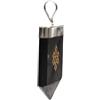 ROCKING GIFTS Ciondolo a nodo infinito in shungite in ottone per riequilibrio energetico, guarigione e meditazione, 2,5 x 3,5 cm, Russia