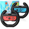 PURBHE Interruttore volante per Nintendo Switch, volante da corsa per giocare a Mario Kart 8 Deluxe compatibile con JoyCon, Nintendo Switch 1 accessori regalo per Mario Kart - Confezione da 2 ruote