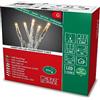 Konstsmide Lampada a stringa micro LED/Konstsmide 6352-823/per uso interno (IP20) /testata VDE/trasformatore interno 24V/35 diodi color ambra/cavo trasparente [classe energetica A]