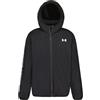 Under Armour Manataug Giacca Antivento con Cappuccio per Bambini - Leggera, Antivento e Idrorepellente, Giacca Mezza Stagione per Scuola e Attivita' Sportive, 6-14 Anni